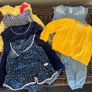 Dresses, Romper, Sweater, Mix of brands, 6 months